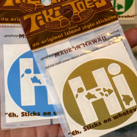 592. HAWAII Hi Islands 2” Vinyl stickers Made in Hawaii NEW - Picture 3 of 6